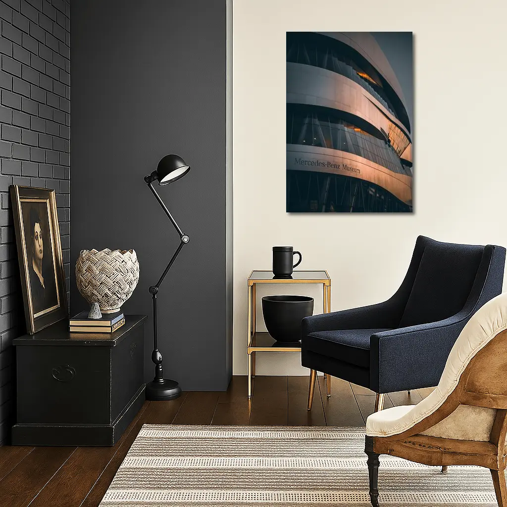 Mercedes Benz Museum Stuttgart Curved Architecture – Wall Art