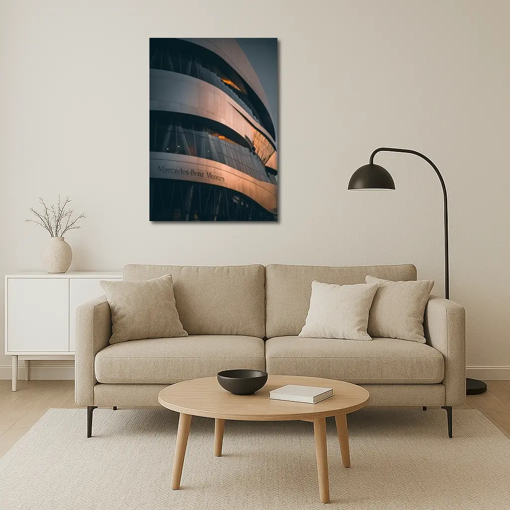 Mercedes Benz Museum Stuttgart Curved Architecture – Wall Art