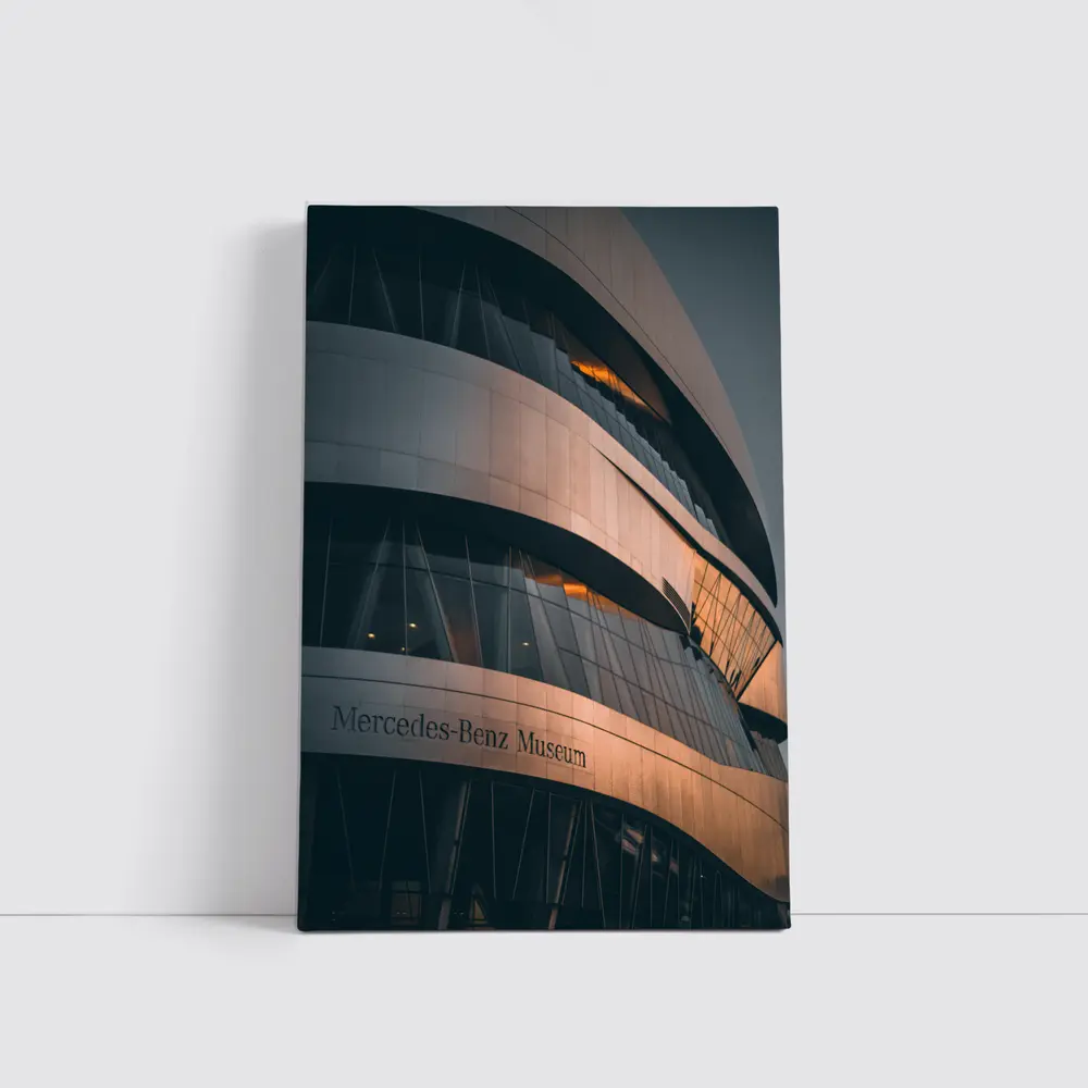 Mercedes Benz Museum Stuttgart Curved Architecture – Wall Art