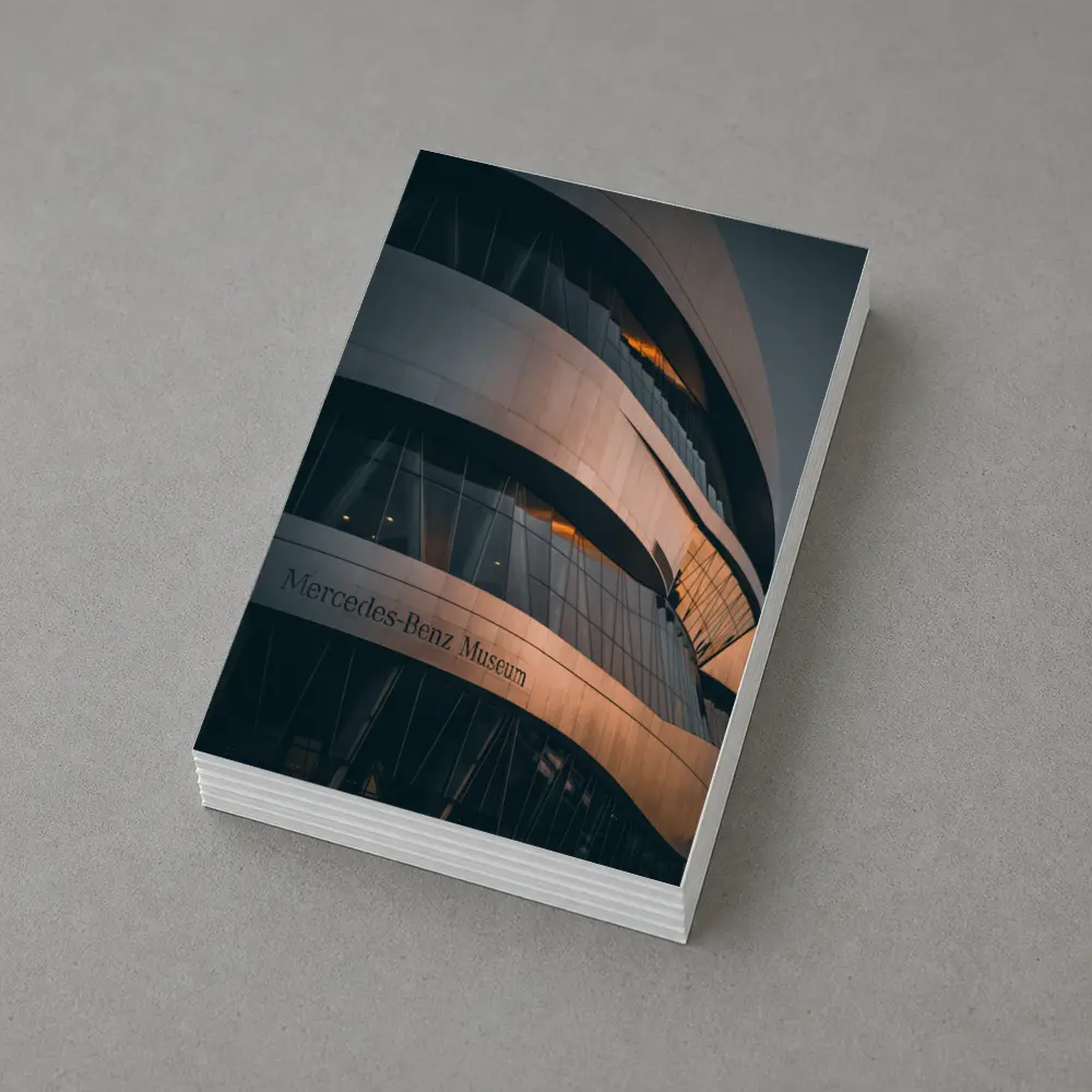 Mercedes Benz Museum Stuttgart Curved Architecture – Postcards
