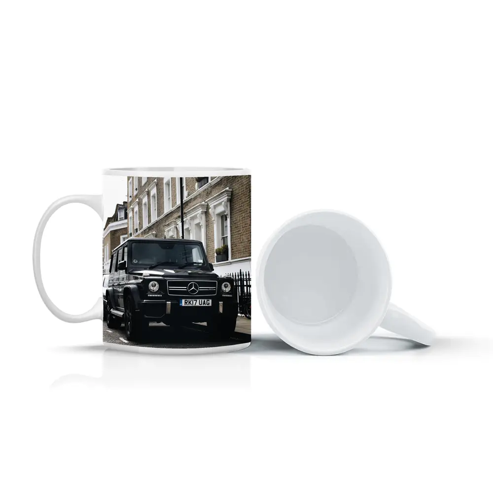 Mercedes G Wagen Black London Street – Mugs