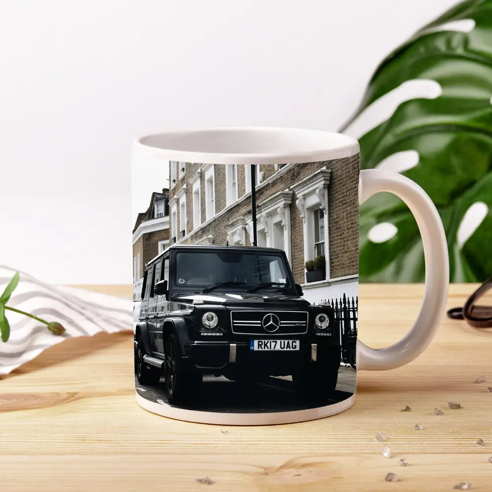 Mercedes G Wagen Black London Street – Mugs