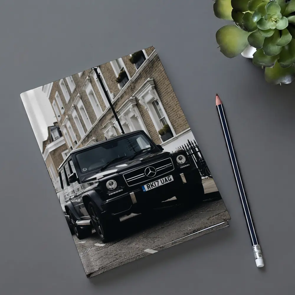 Mercedes G Wagen Black London Street – Notebooks
