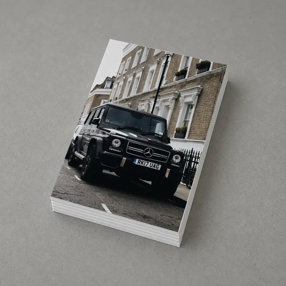 Mercedes G Wagen Black London Street – Postcards