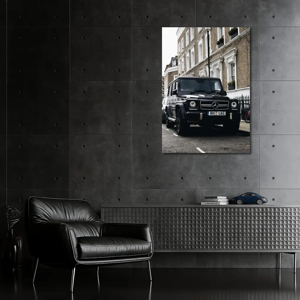 Mercedes G Wagen Black London Street – Wall Art