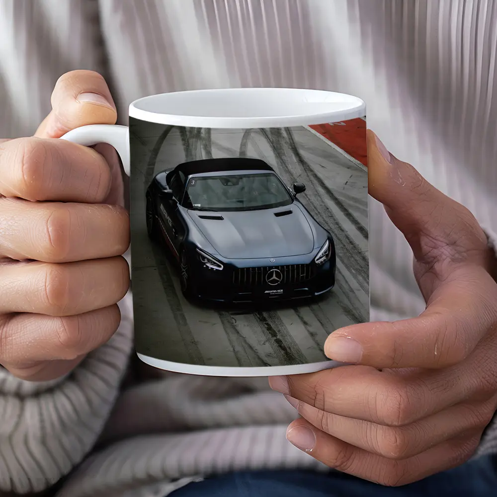 Mercedes AMG GT Roadster On Racing Track – Mugs