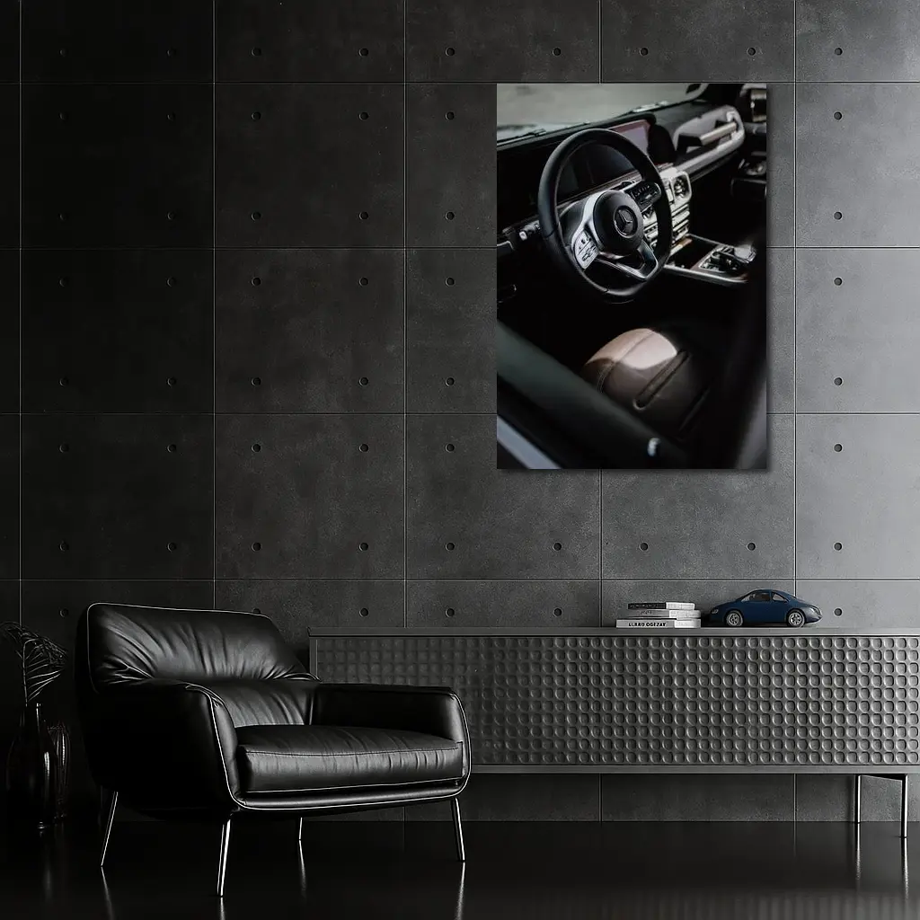 Mercedes G Wagen Interior Cockpit View – Wall Art