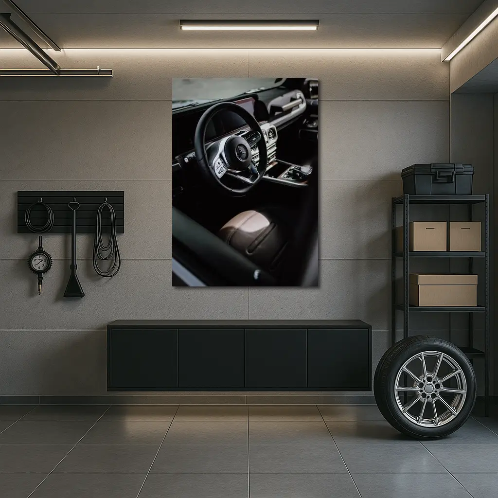 Mercedes G Wagen Interior Cockpit View – Wall Art