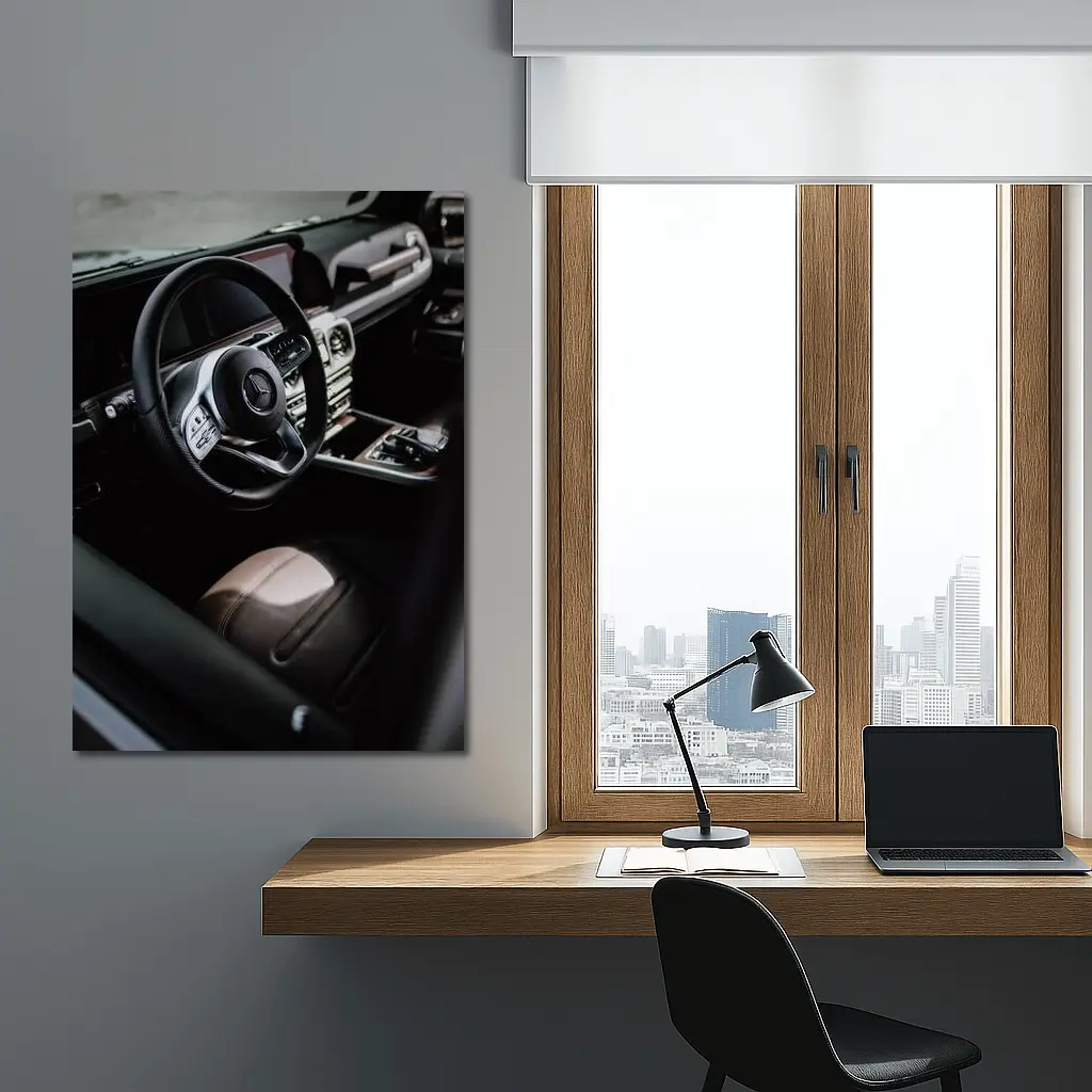Mercedes G Wagen Interior Cockpit View – Wall Art