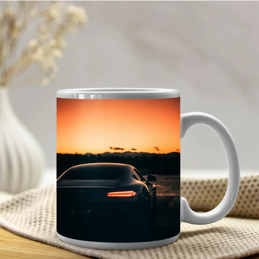 Mercedes AMG GT Rear Sunset Glow – Mugs