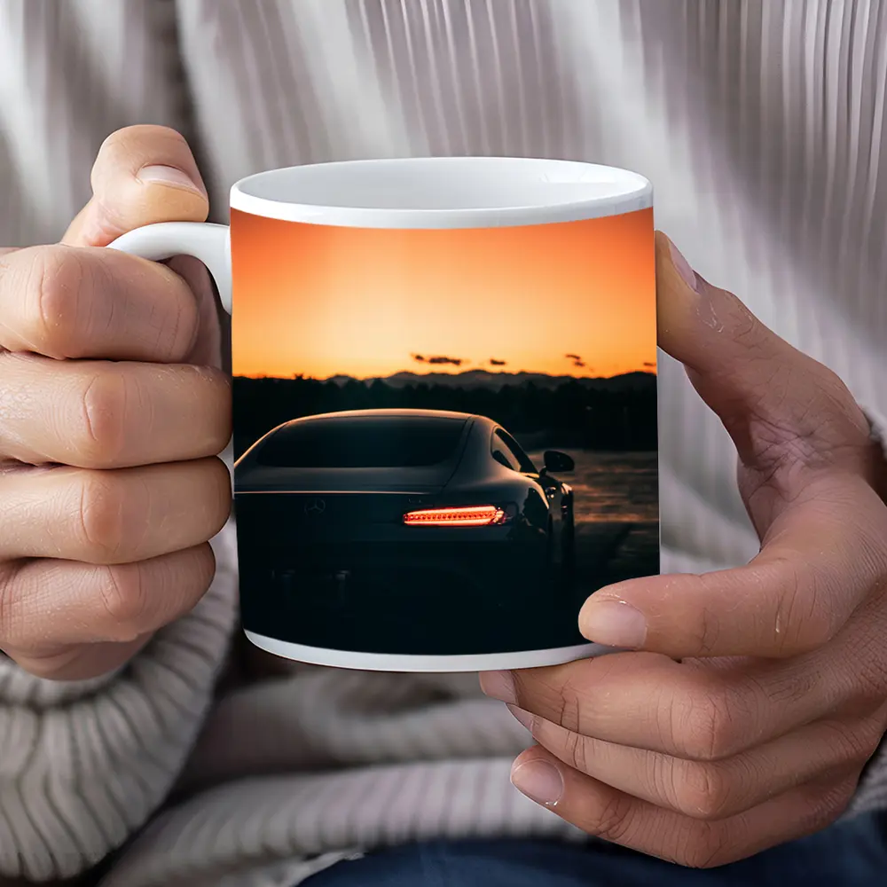 Mercedes AMG GT Rear Sunset Glow – Mugs