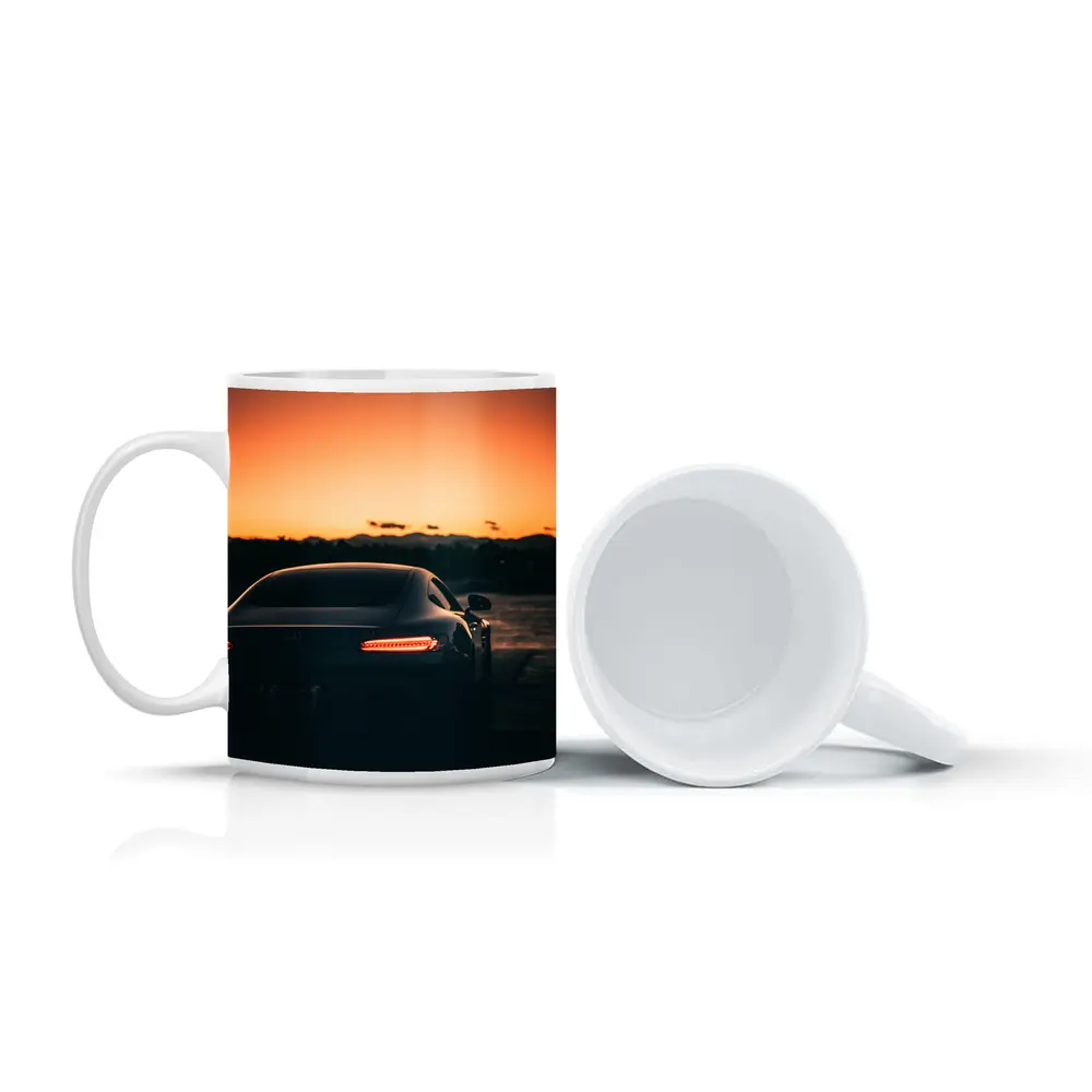 Mercedes AMG GT Rear Sunset Glow – Mugs