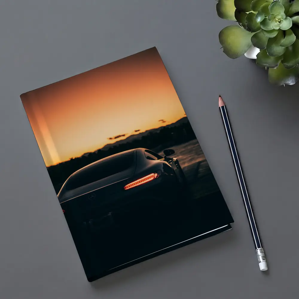 Mercedes AMG GT Rear Sunset Glow – Notebooks