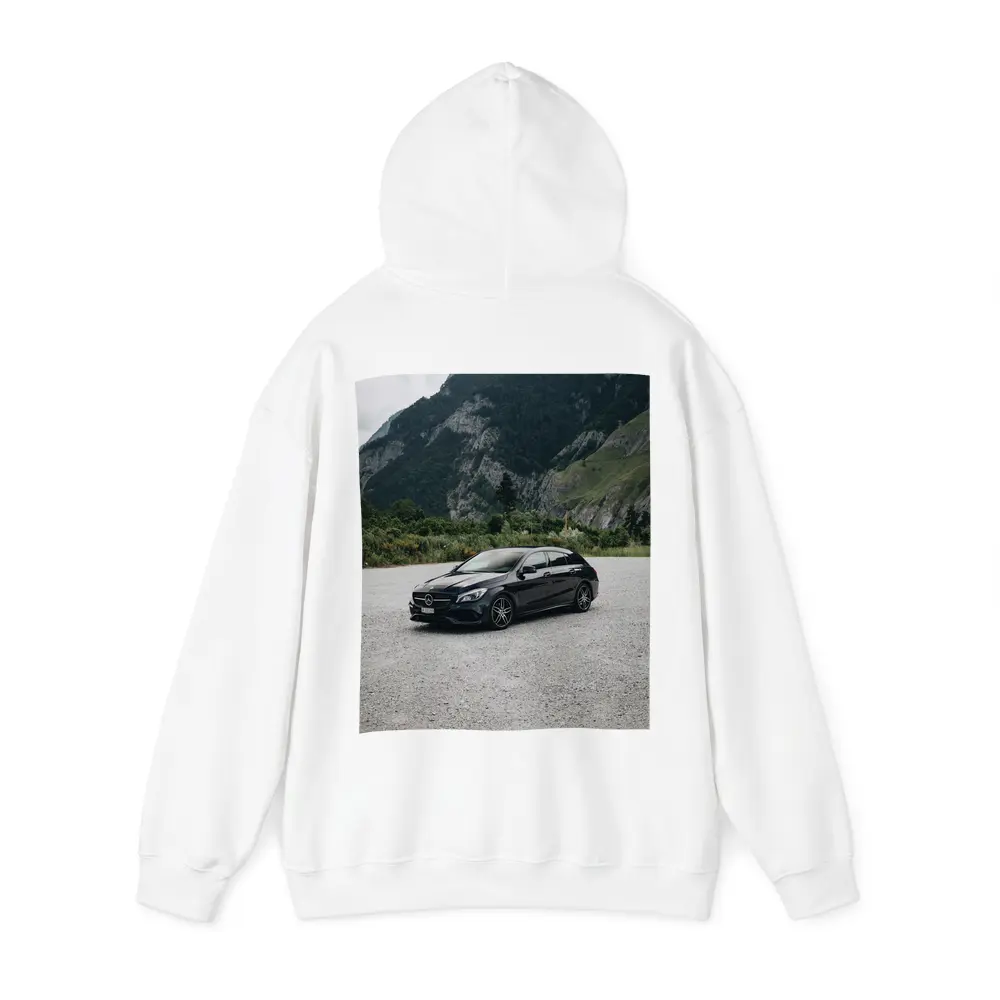 Mercedes CLA Black Mountains Alpine Setting – Hoodies