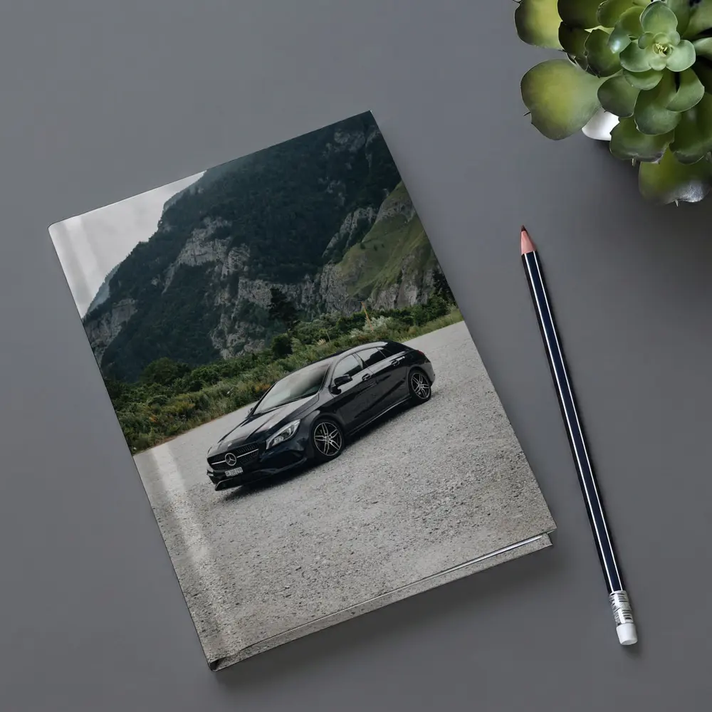 Mercedes CLA Black Mountains Alpine Setting – Notebooks