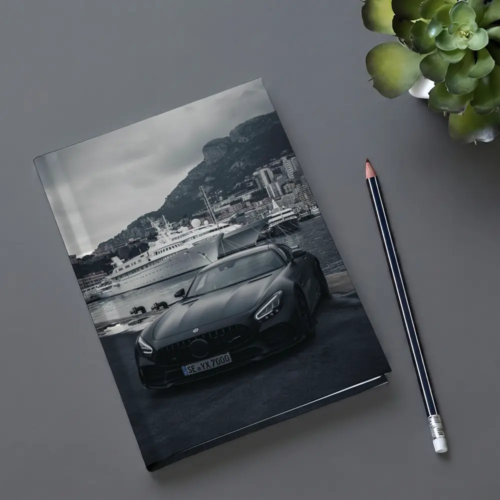 Mercedes AMG GT Black Monaco Harbor – Notebooks
