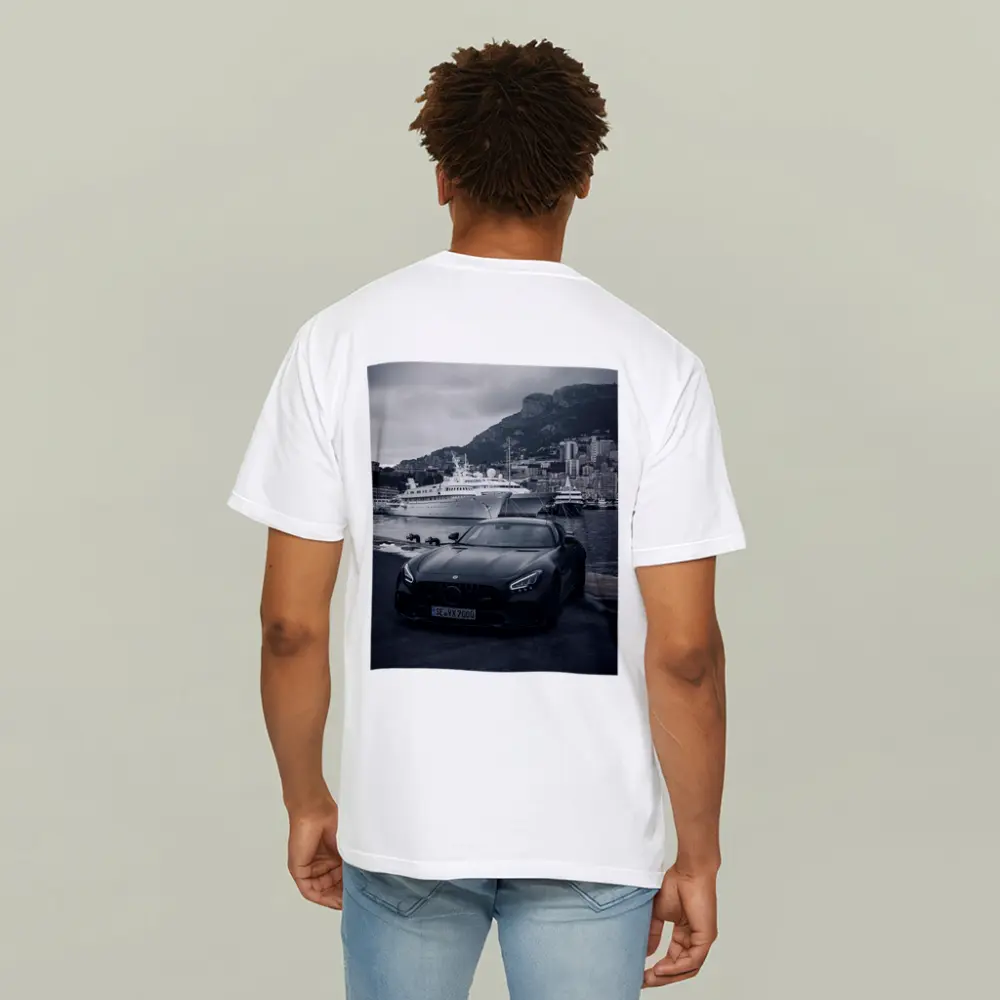 Mercedes AMG GT Black Monaco Harbor – T-Shirts