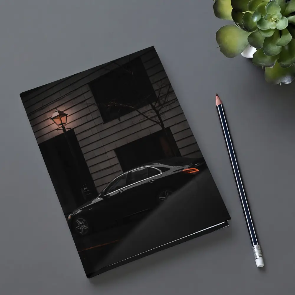 Mercedes E Class Dark City Street Night – Notebooks