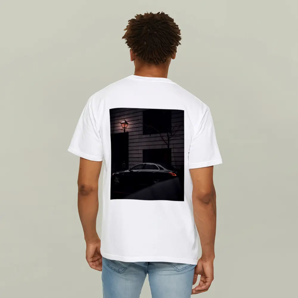 Mercedes E Class Dark City Street Night – T-Shirts