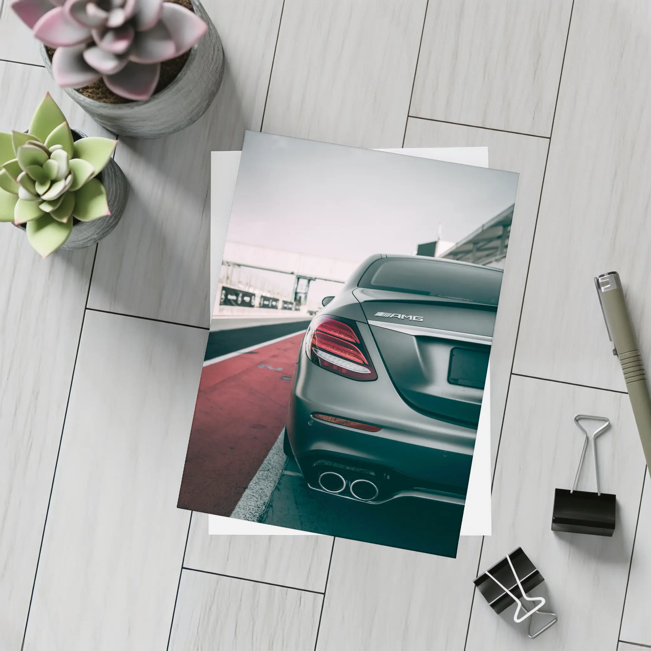 Mercedes AMG C63 Rear Track Day – Postcards