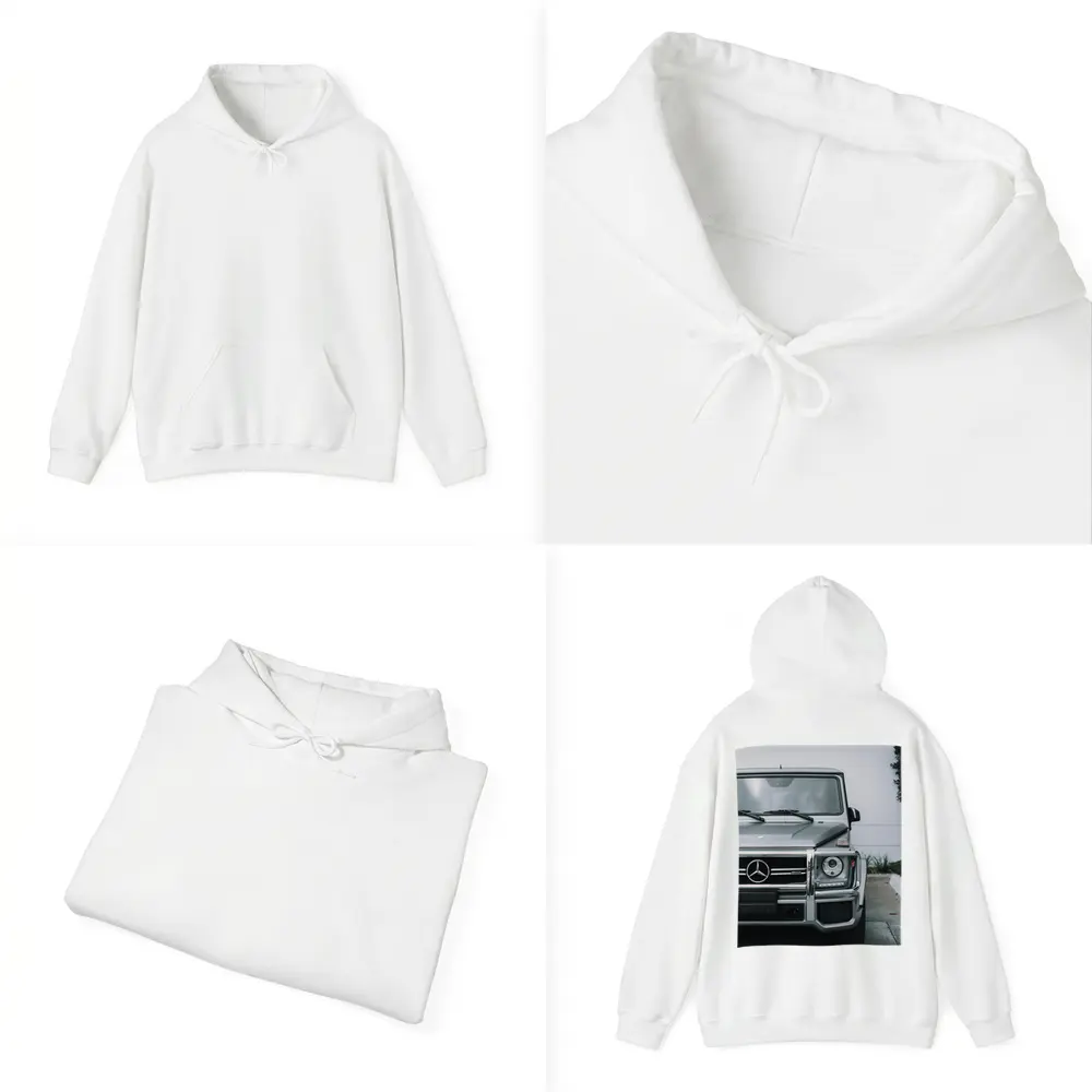 Mercedes G Class AMG Silver Front View – Hoodies