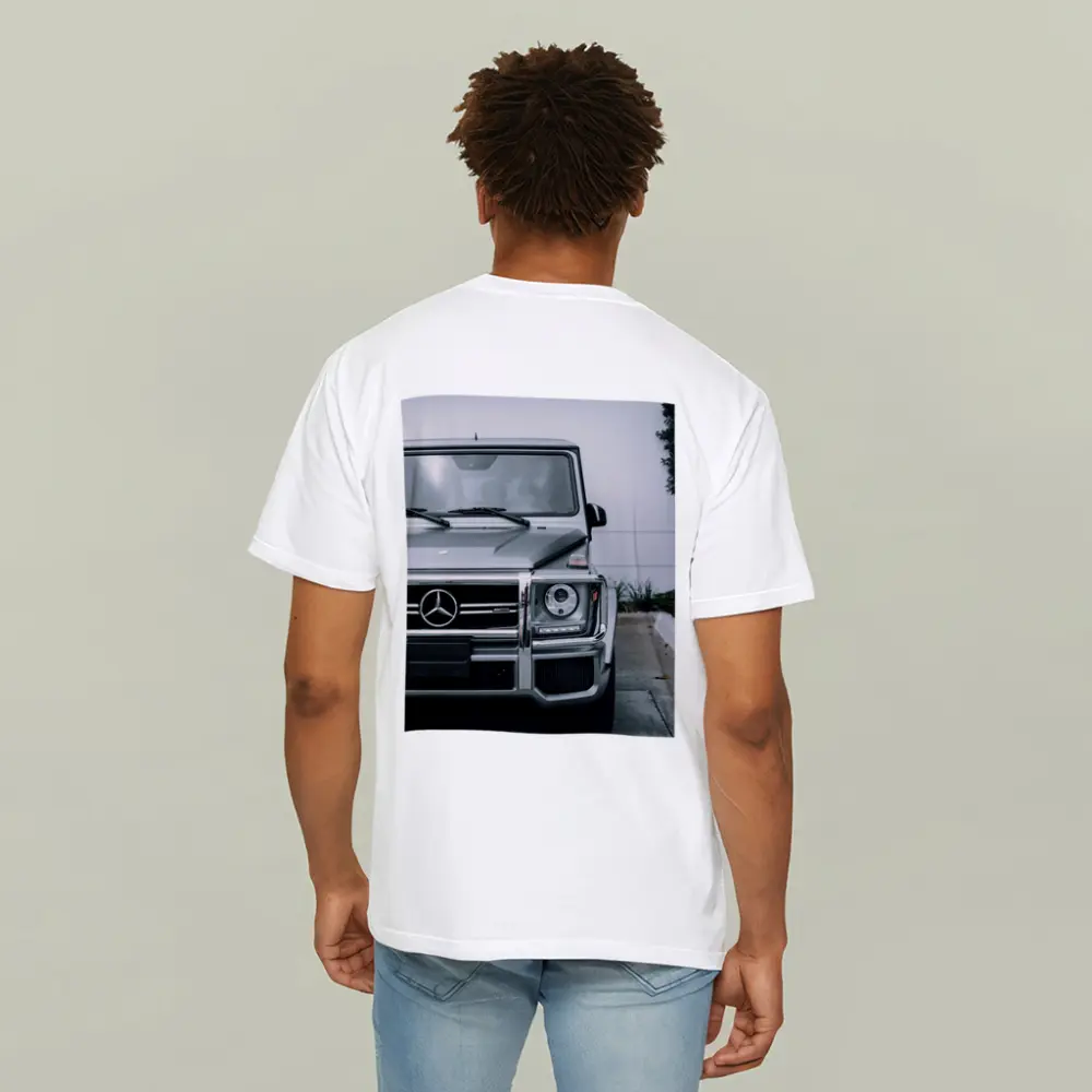 Mercedes G Class AMG Silver Front View – T-Shirts