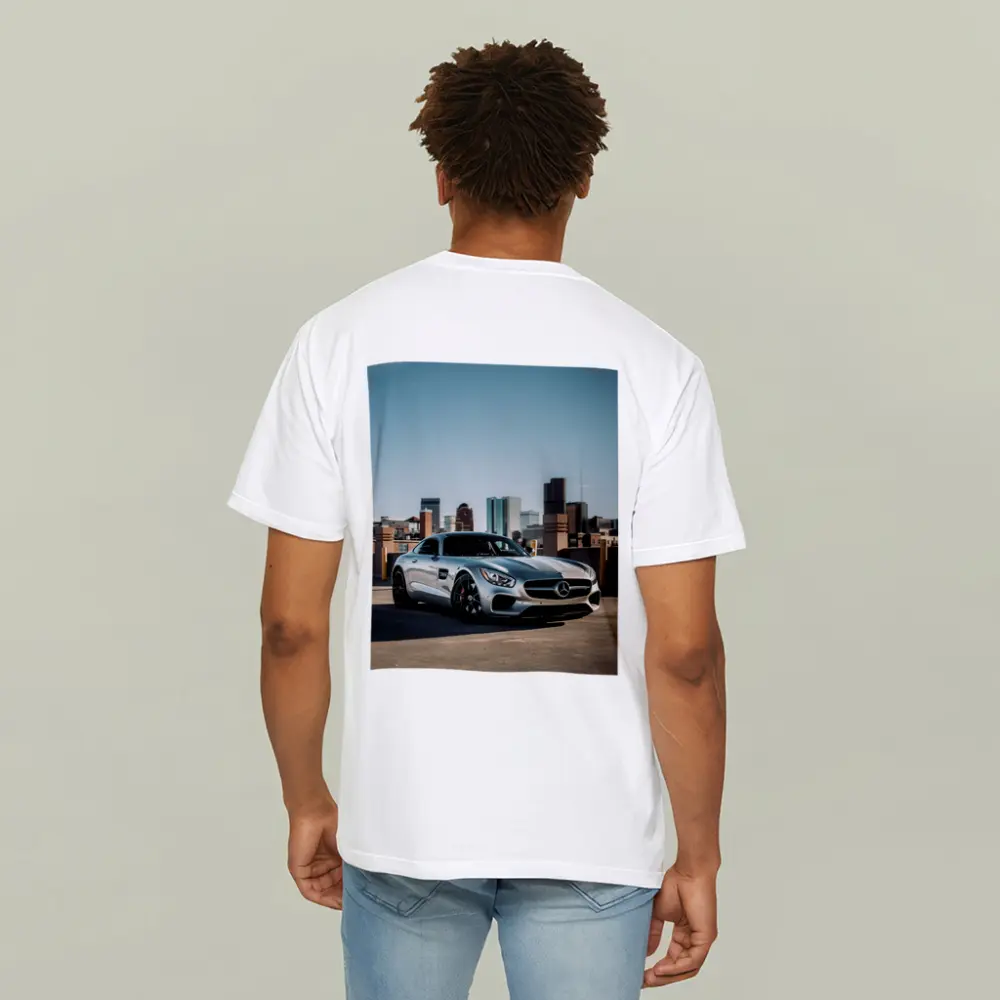 Mercedes AMG GT Silver City Skyline – T-Shirts