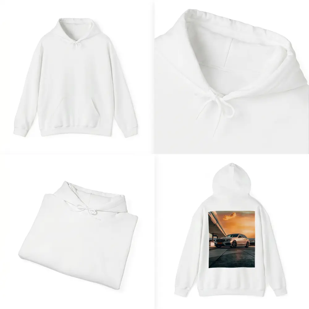 Mercedes C Class Estate Sunset Sky – Hoodies
