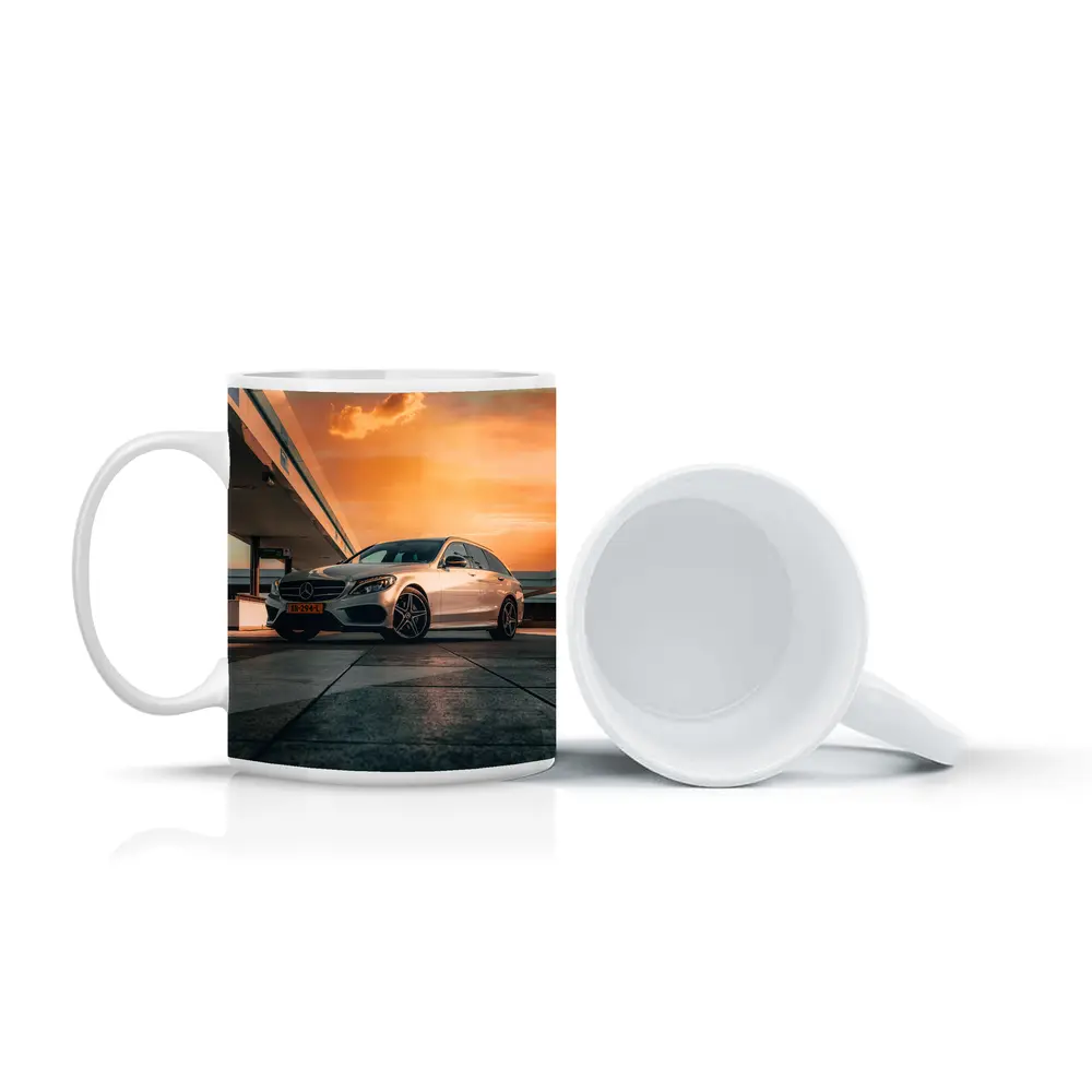 Mercedes C Class Estate Sunset Sky – Mugs