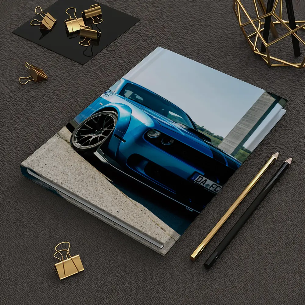 Dodge Challenger SRT Hellcat Blue Street – Notebooks
