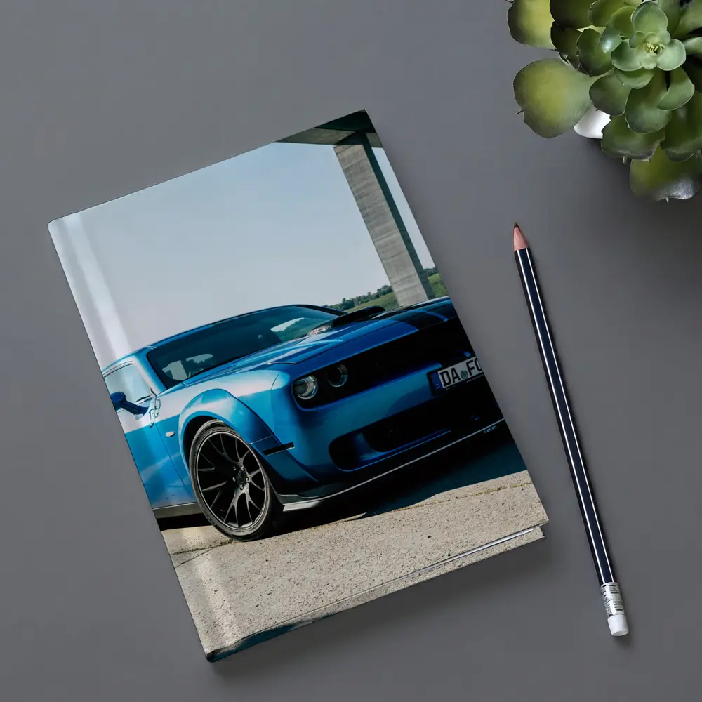 Dodge Challenger SRT Hellcat Blue Street – Notebooks