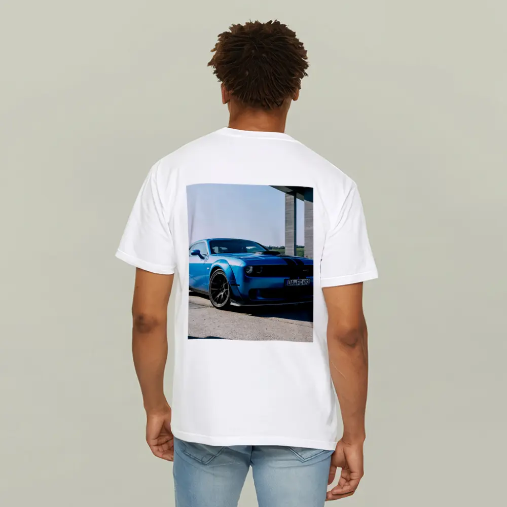 Dodge Challenger SRT Hellcat Blue Street – T-Shirts