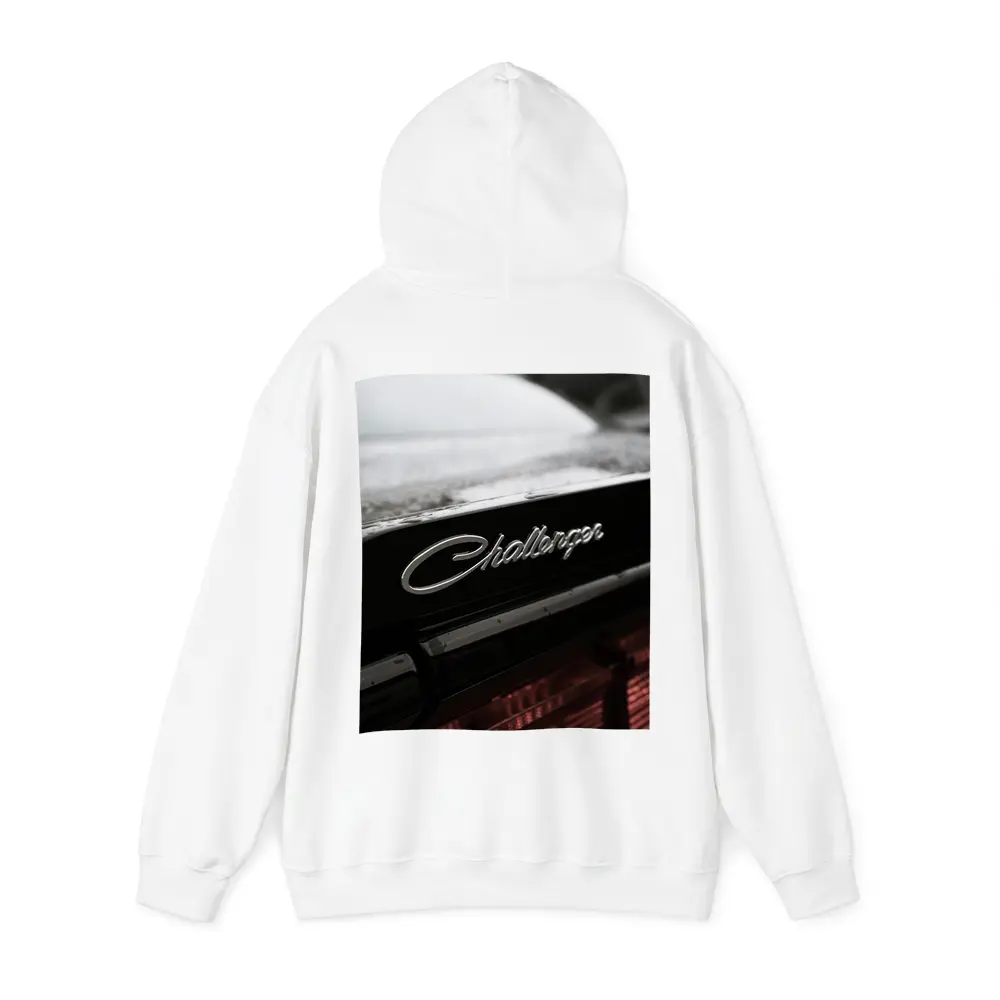 Dodge Challenger Badge Black Car Rainy Day – Hoodies