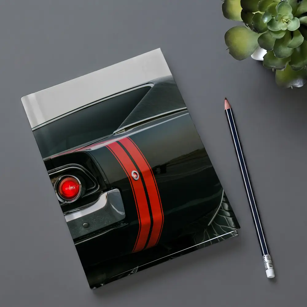 Dodge Charger Classic Black Muscle Car – Notebooks