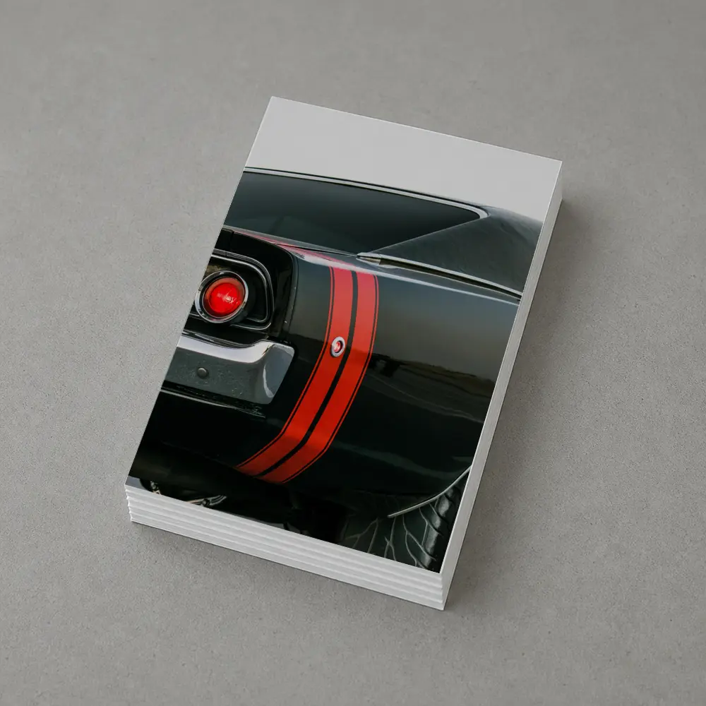 Dodge Charger Classic Black Muscle Car – Postcards