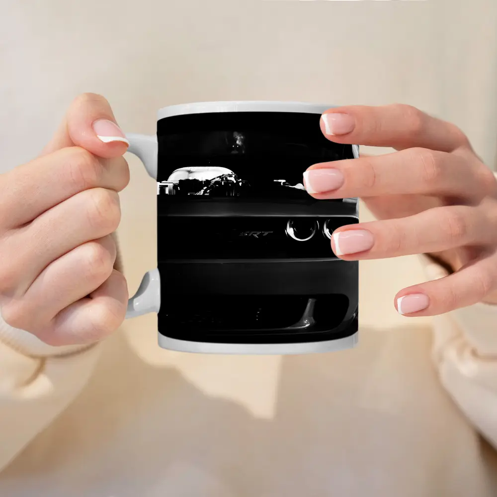 Dodge Challenger SRT Black and White – Mugs