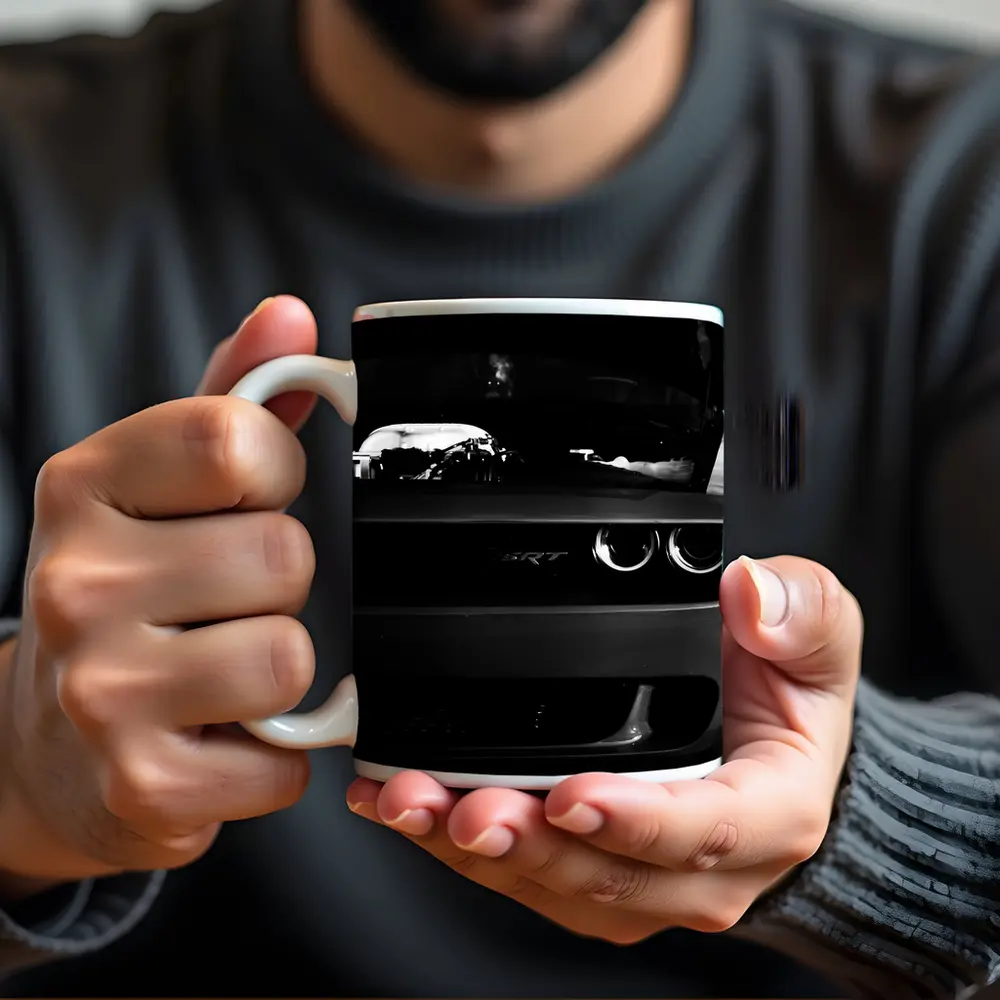 Dodge Challenger SRT Black and White – Mugs