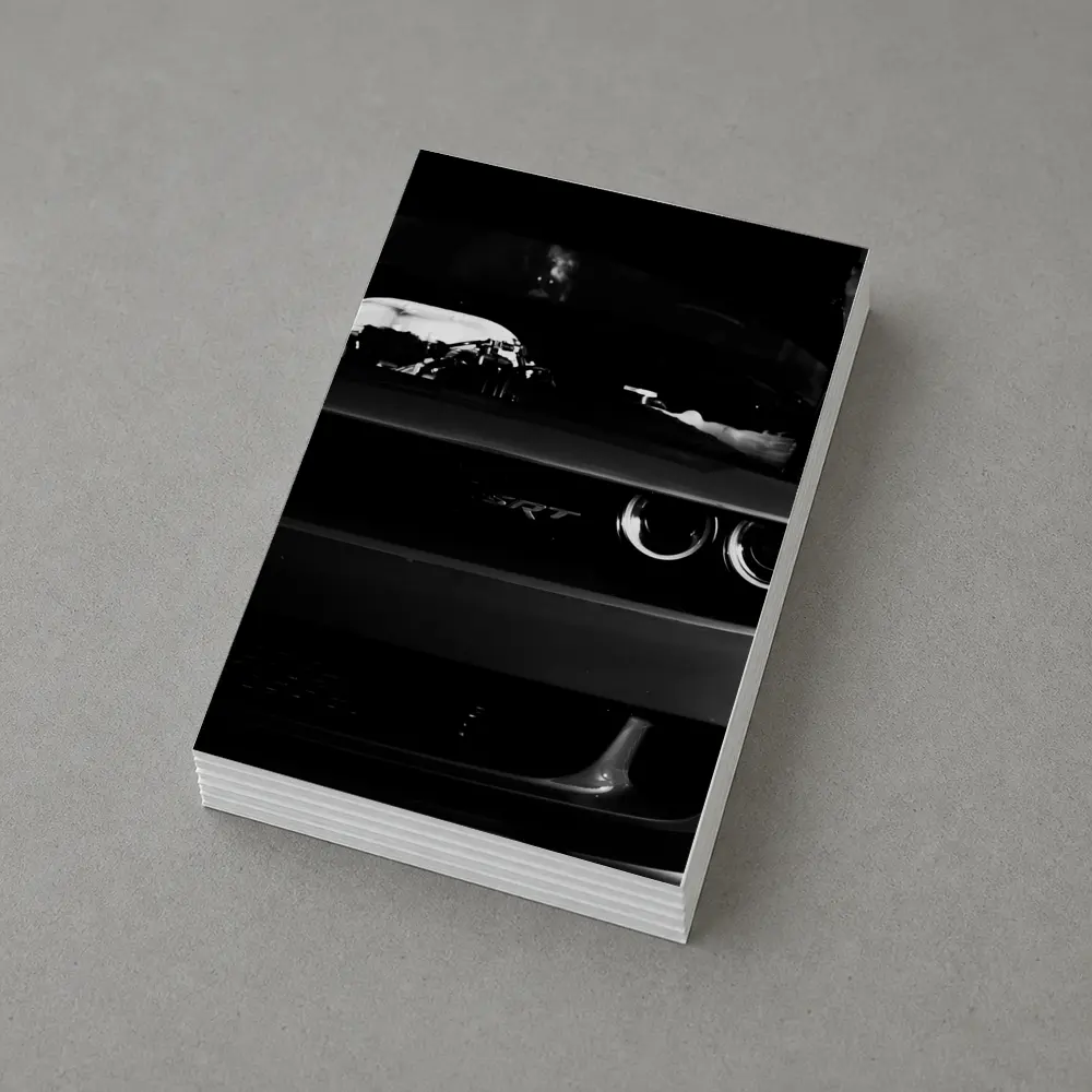 Dodge Challenger SRT Black and White – Postcards