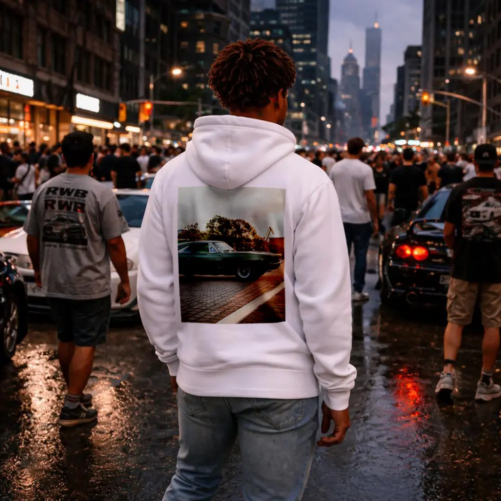 Dodge Charger Classic Muscle Car Sunset – Hoodies