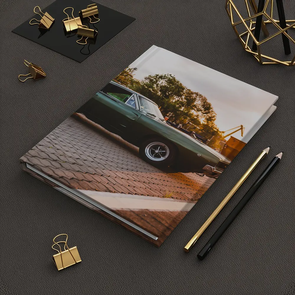 Dodge Charger Classic Muscle Car Sunset – Notebooks