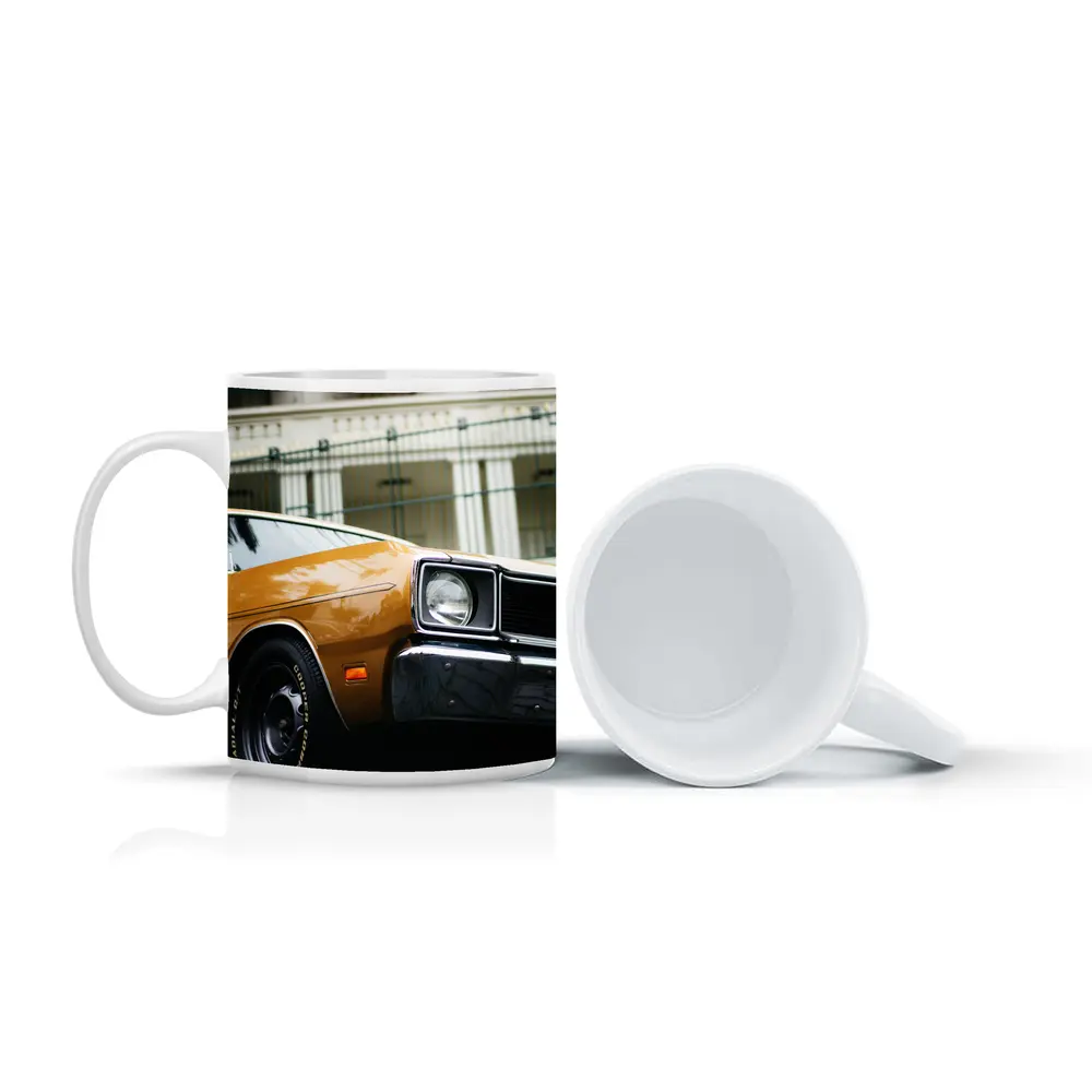 Dodge Charger Classic Muscle Car Street Shot – Mugs