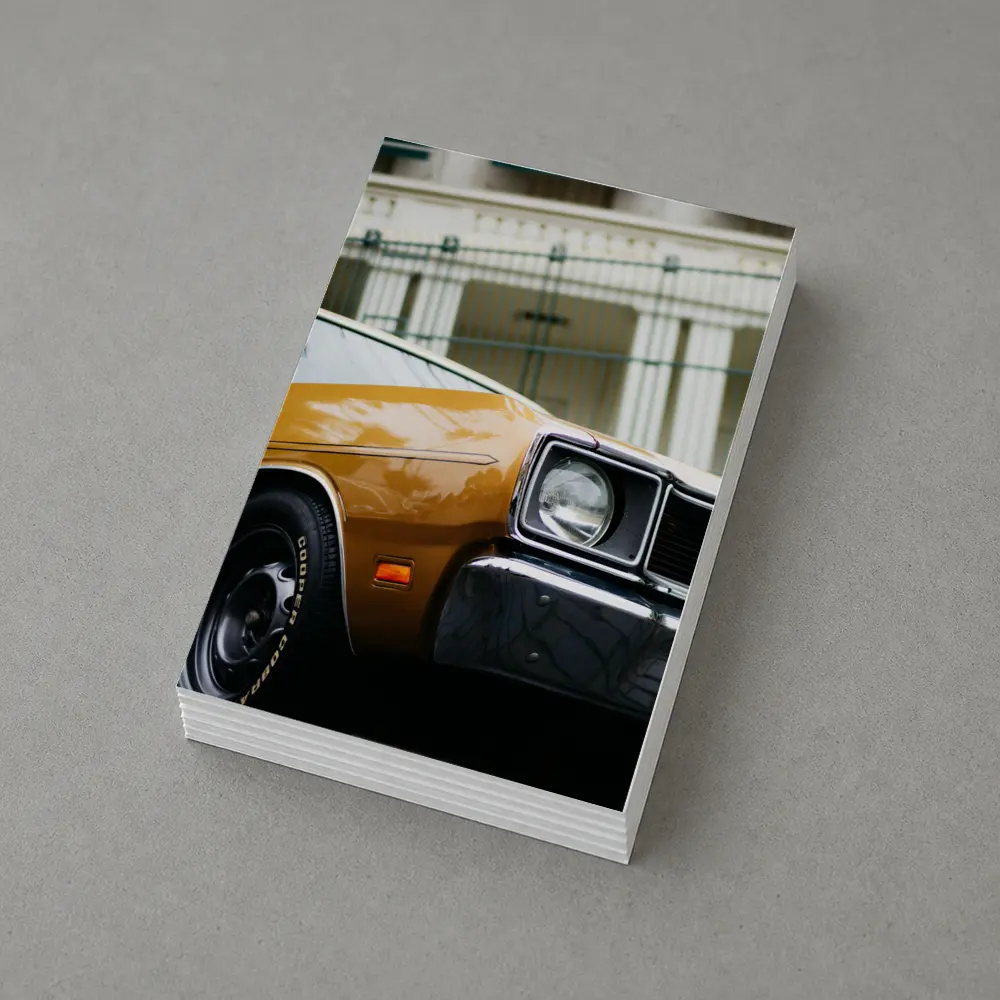 Dodge Charger Classic Muscle Car Street Shot – Postcards