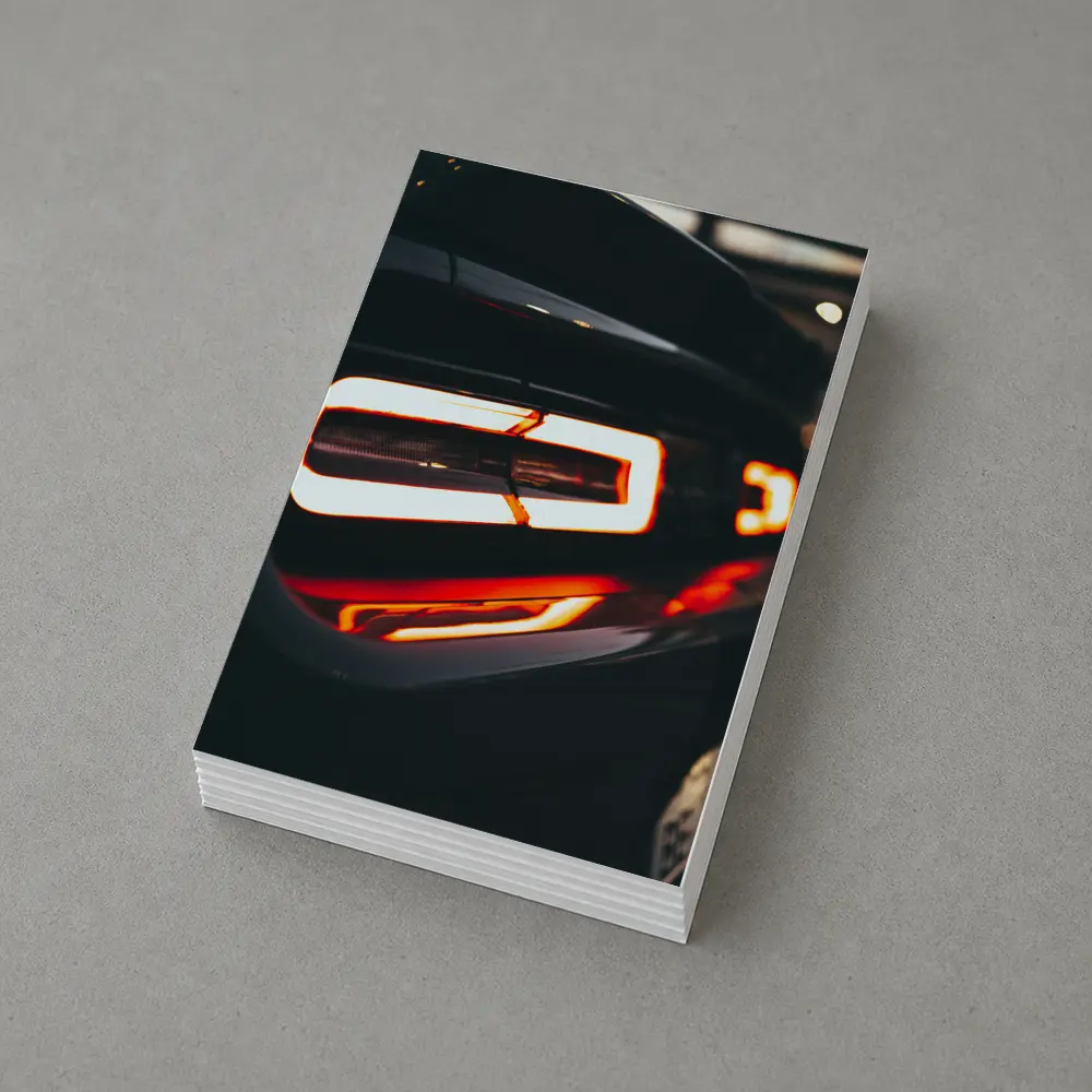 Dodge Challenger Tail Light Dark Close Up – Postcards