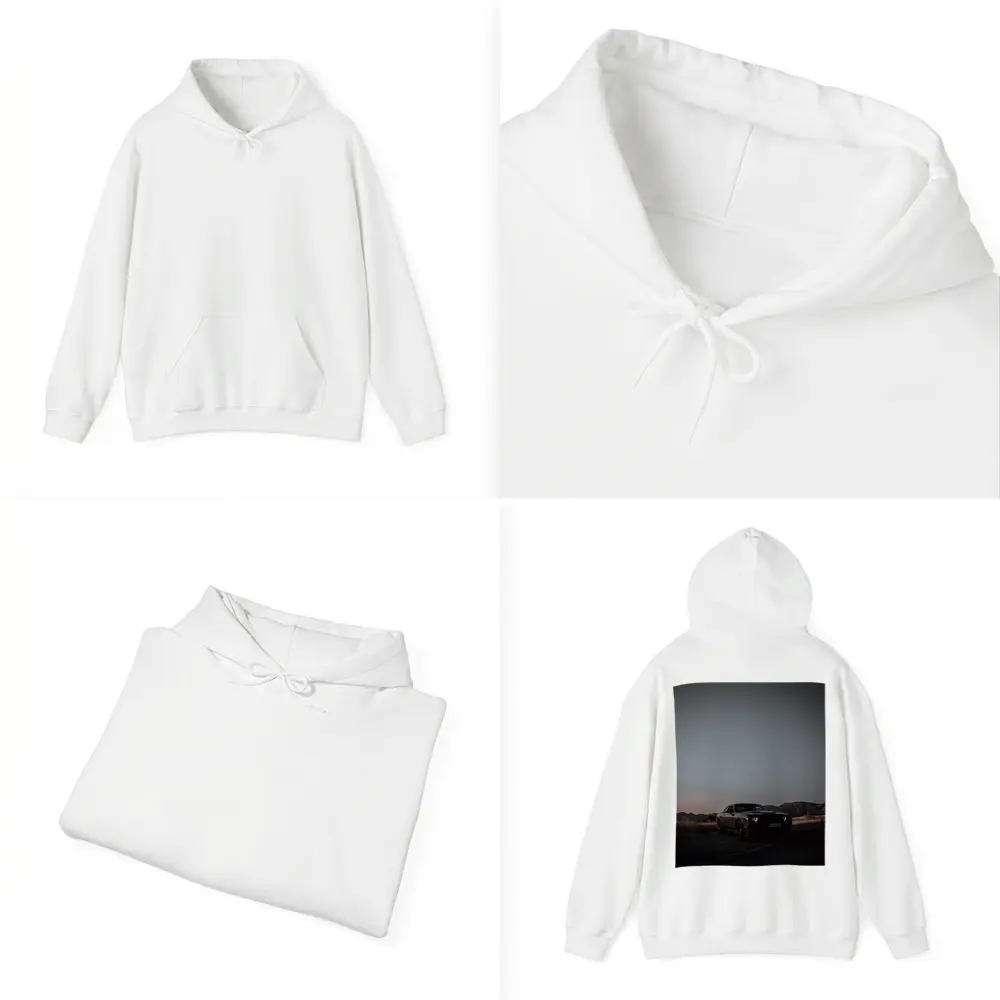 Dodge Challenger Dark Desert Dusk Scene – Hoodies