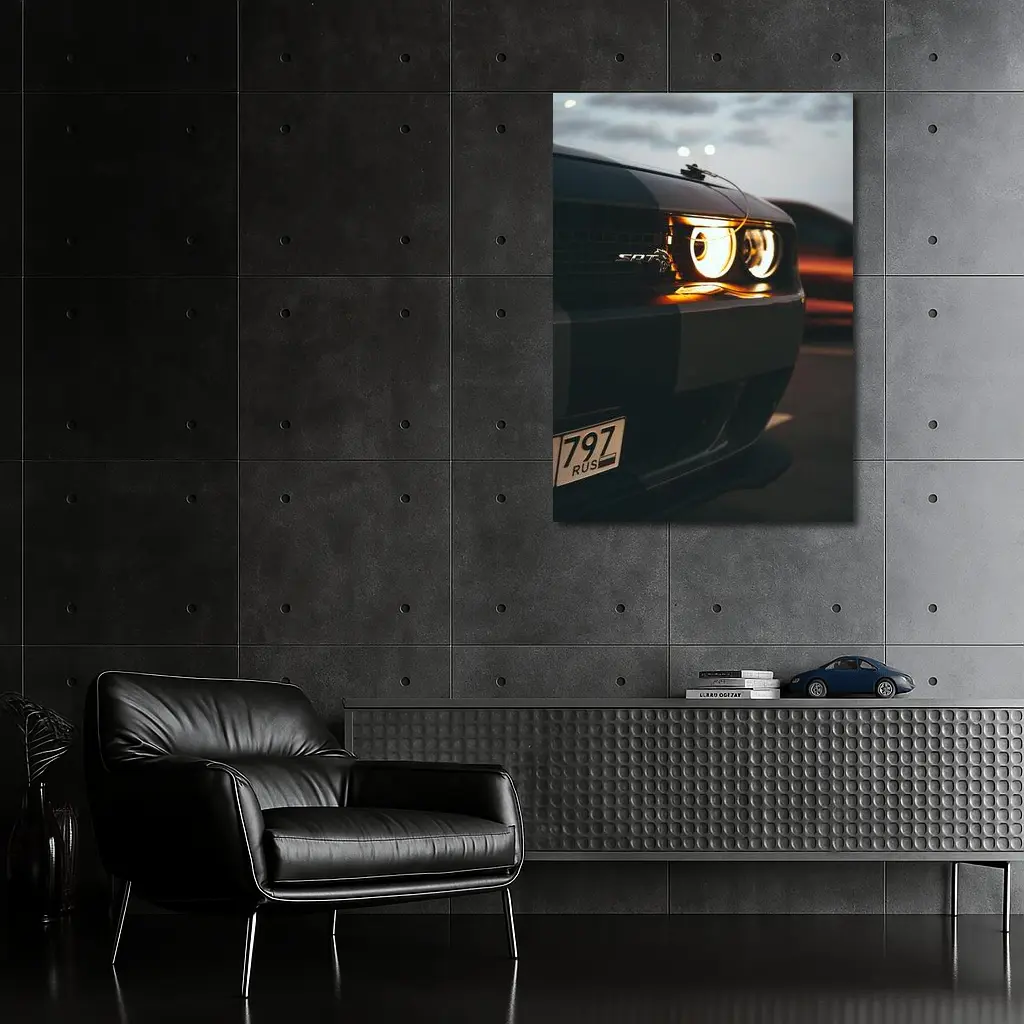 Dodge Challenger SRT Dark Street Night – Wall Art