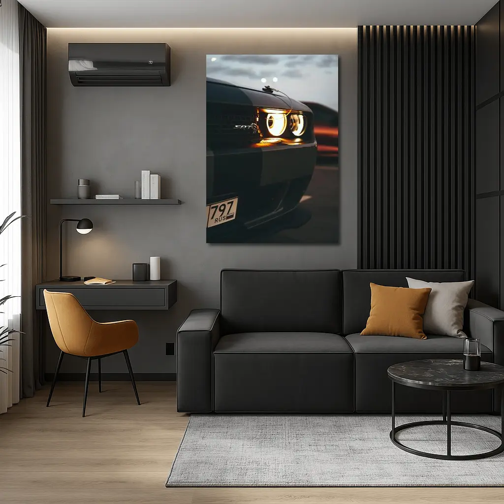 Dodge Challenger SRT Dark Street Night – Wall Art