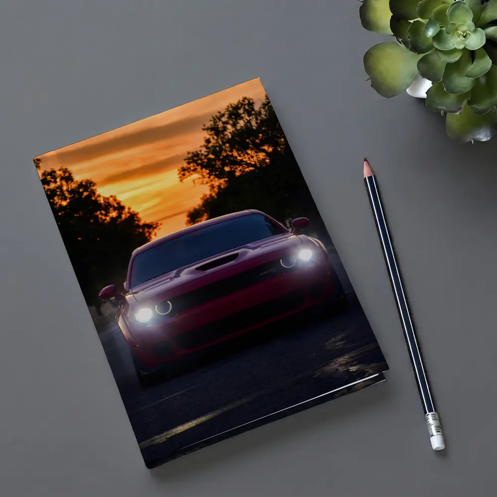 Dodge Challenger SRT at Sunset Road – Notebooks