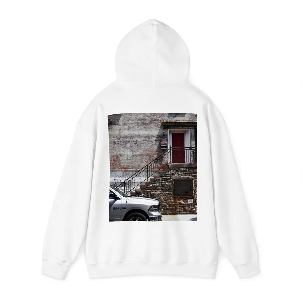 Ram 1500 Truck Urban Brick Building Street – Hoodies
