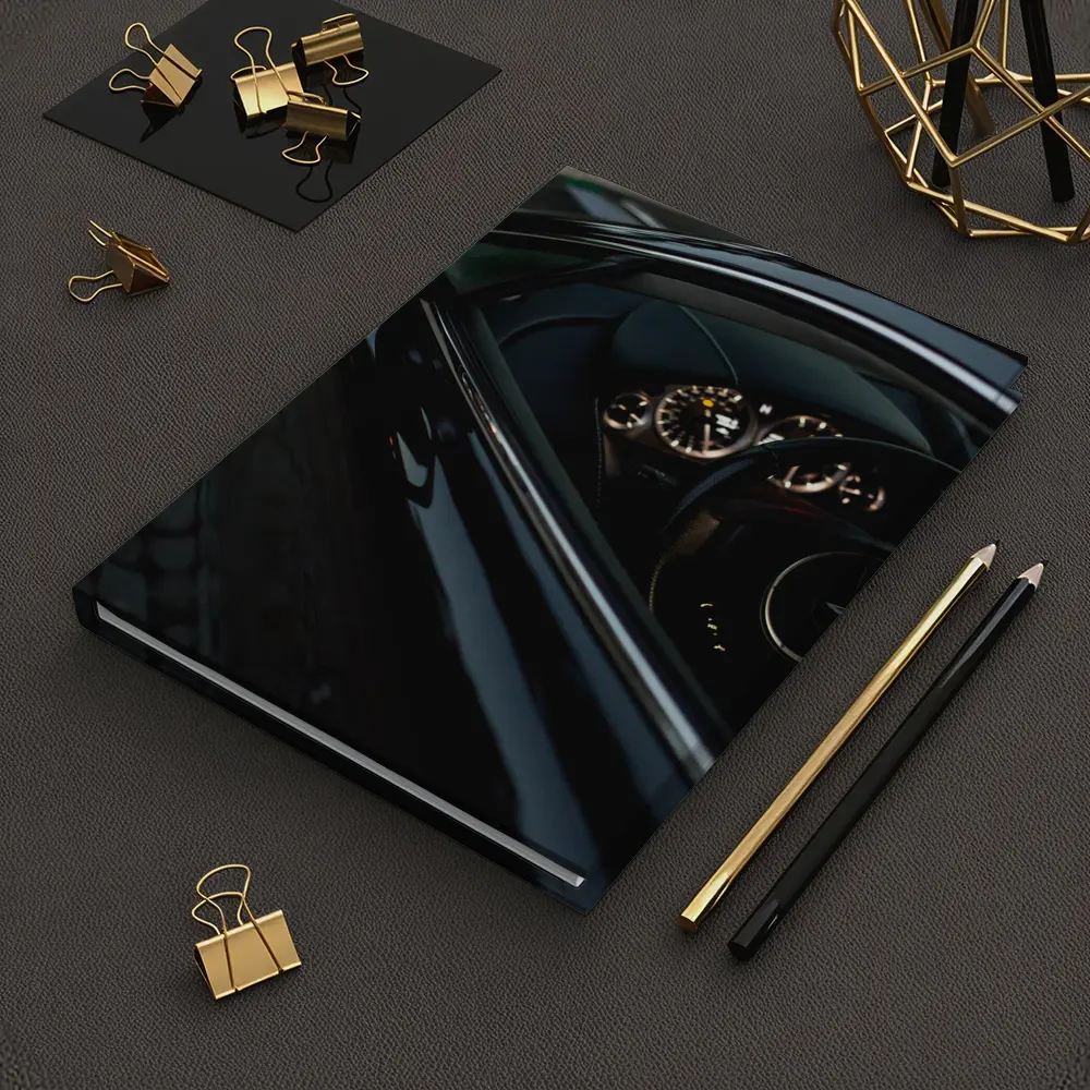 Aston Martin DB Interior Black Detail Shot – Notebooks