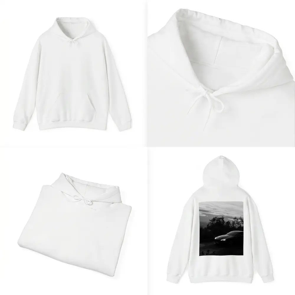 Aston Martin Vantage Black and White Dusk – Hoodies
